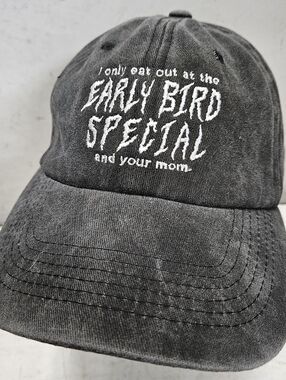 Teddy Fresh Early Bird Special Embroidered Strapback Dad Hat H3 Ethan Hila